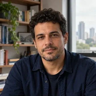 Retrato ilustrativo de Rafael Lacerda Moreira, que assina o blog da DesentupidoraMZS